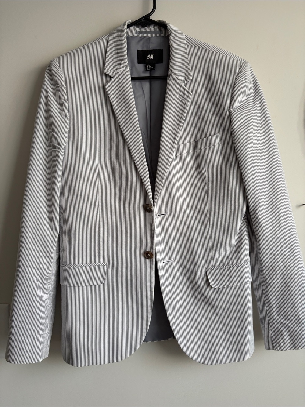 Light Blue Stripe Blazer/Jacket